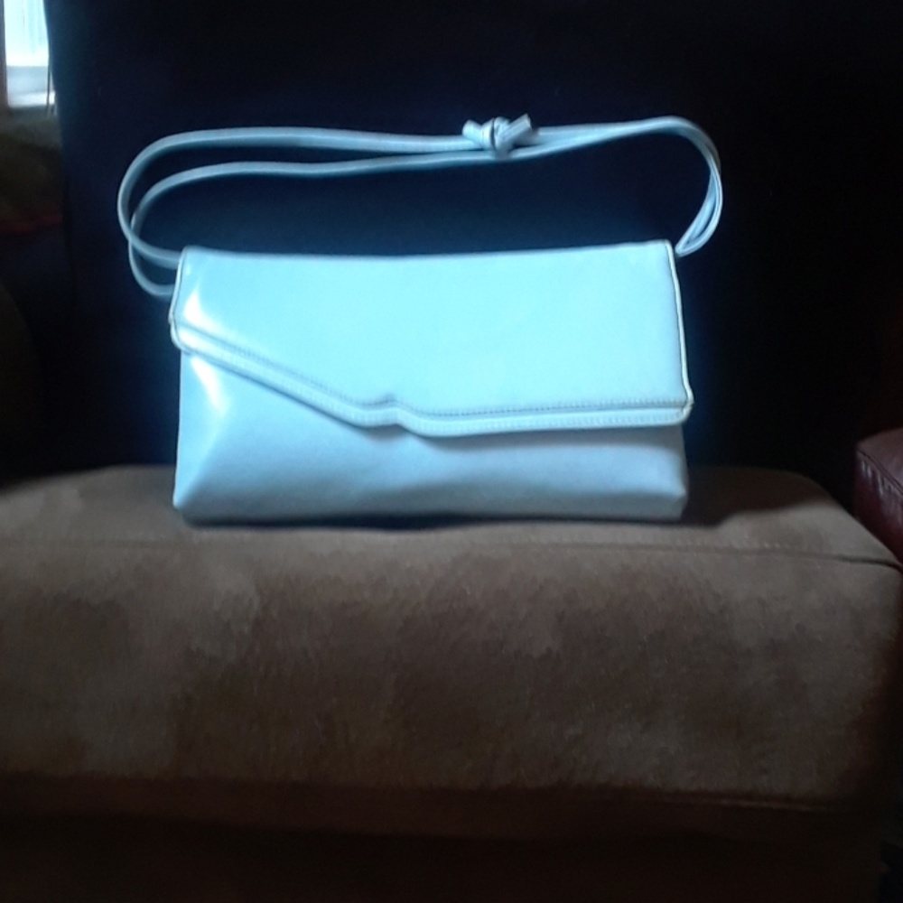 Powder blue mini handbag
